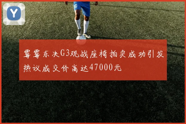 霉霉东决G3观战座椅拍卖成功引发热议成交价高达47000元